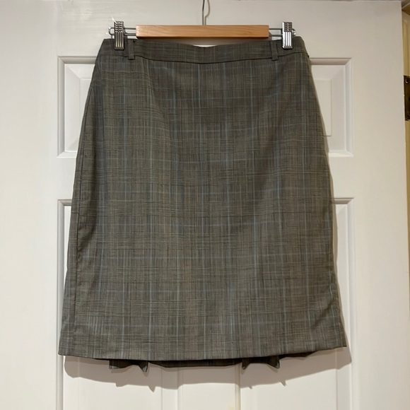 J. Crew plaid suiting skirt